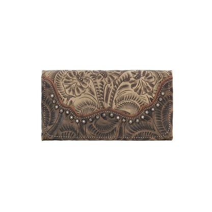 American West Saddle Ridge Ladies Tri-Fold Wallet