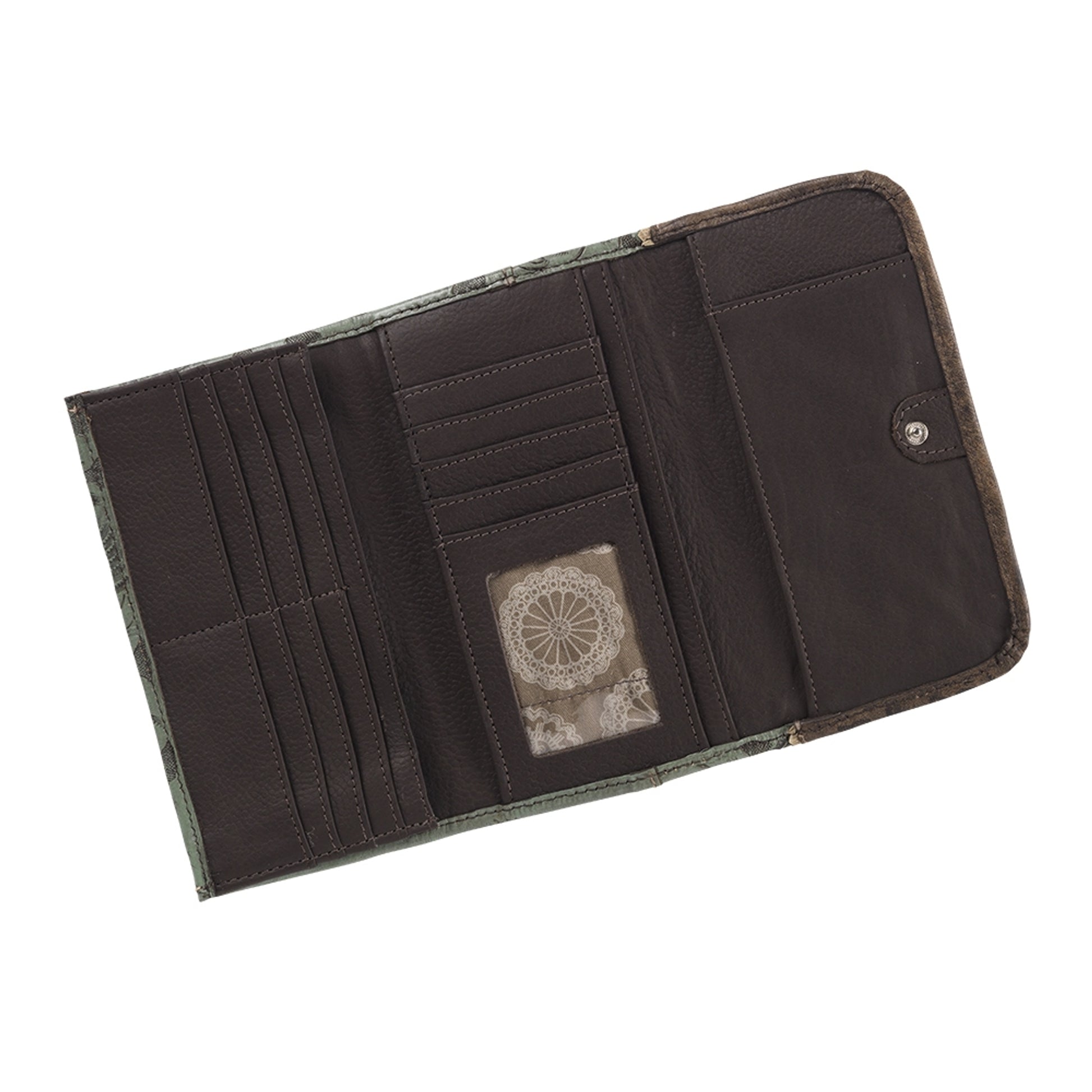 American West Saddle Ridge Ladies Tri-Fold Wallet