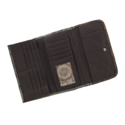 American West Saddle Ridge Ladies Tri-Fold Wallet