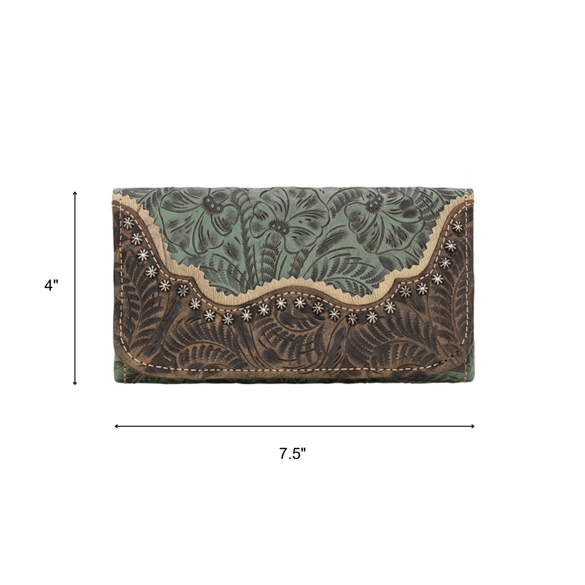 American West Saddle Ridge Ladies Tri-Fold Wallet