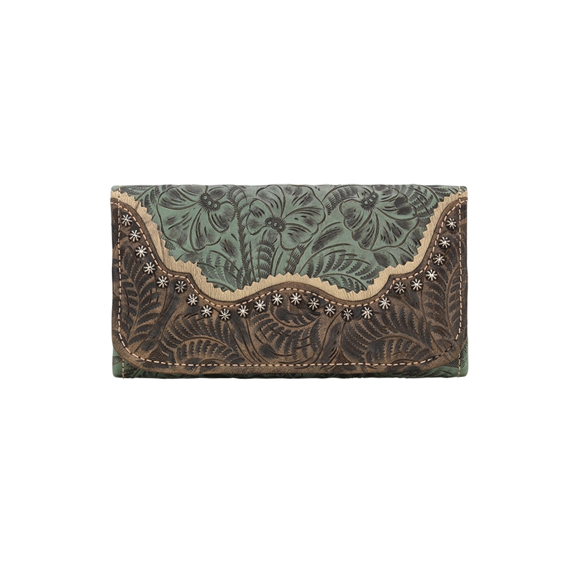 American West Saddle Ridge Ladies Tri-Fold Wallet