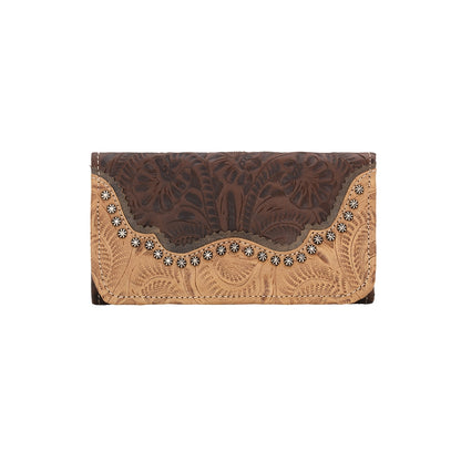 American West Saddle Ridge Ladies Tri-Fold Wallet