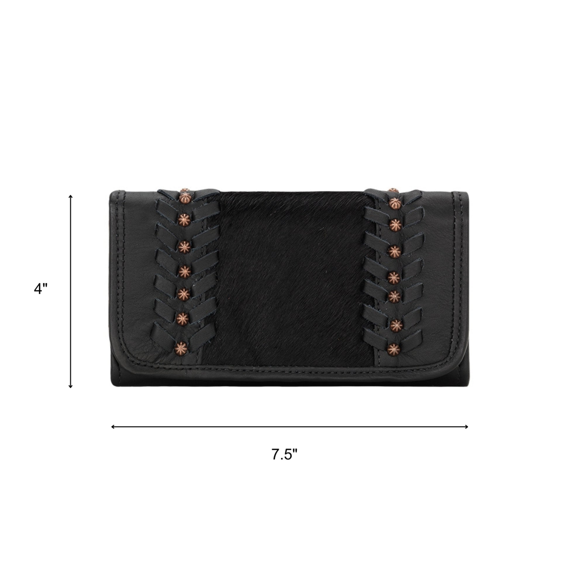 American West Cow Town Tri-Fold Wallet