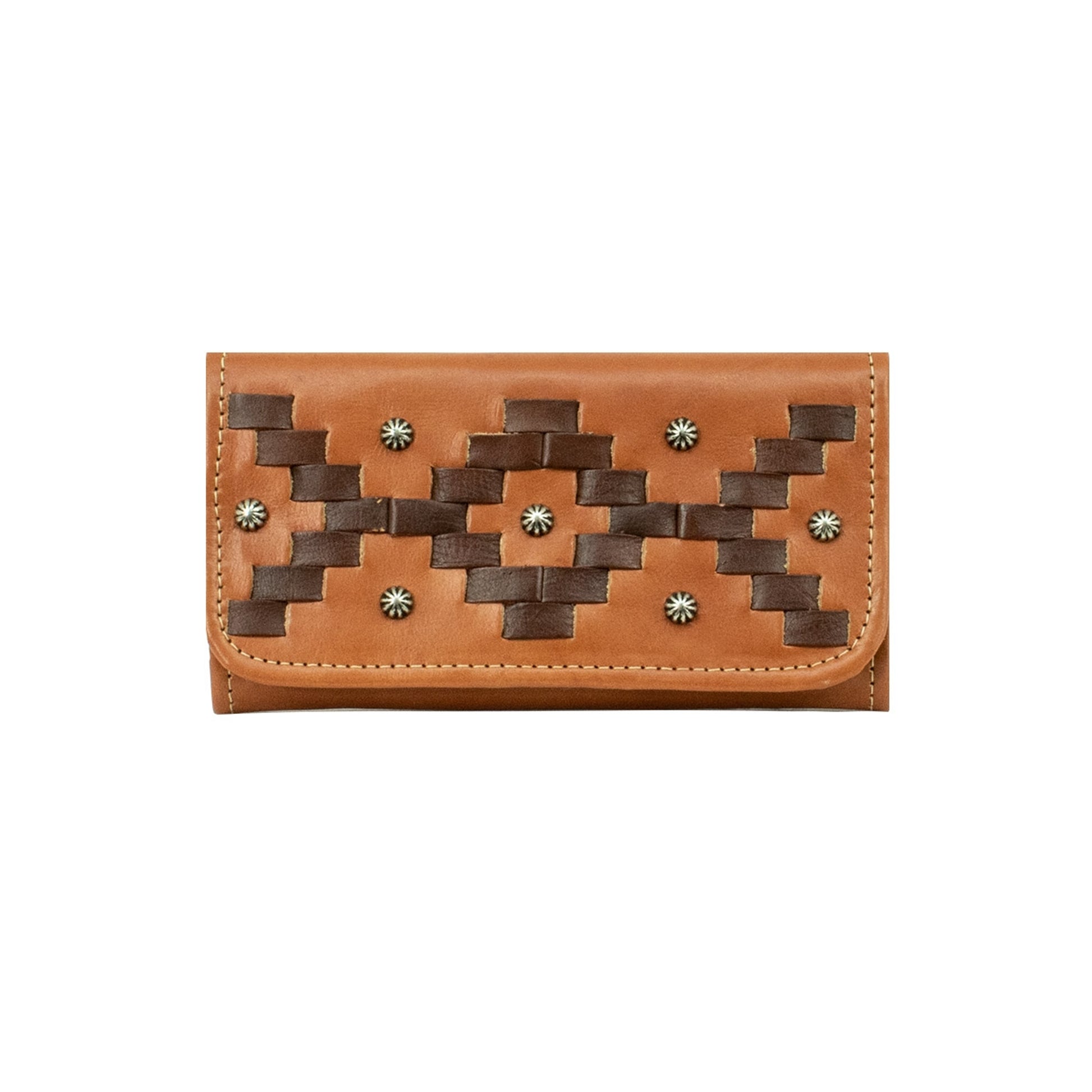 American West Tribal Weave Ladies Tri-Fold Wallet