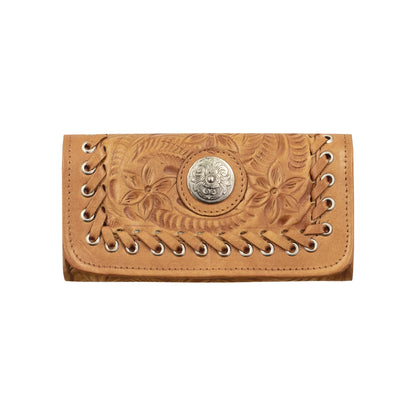 American West Harvest Moon Tri-Fold Wallet