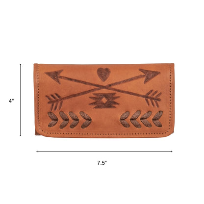 American West Freindship Arrows Tri-Fold Wallet