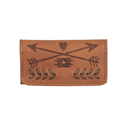 American West Freindship Arrows Tri-Fold Wallet
