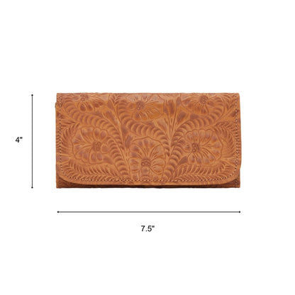 American West Ladies Tri-Fold Wallet