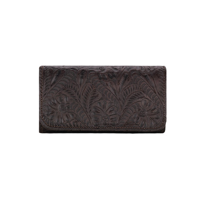 American West Ladies Tri-Fold Wallet