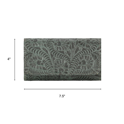 American West Ladies Tri-Fold Wallet