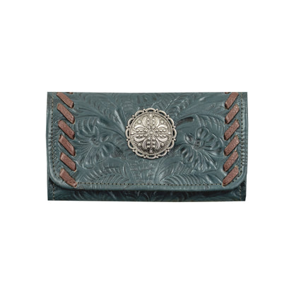 American West Lariats and Lace Tri-Fold Wallet