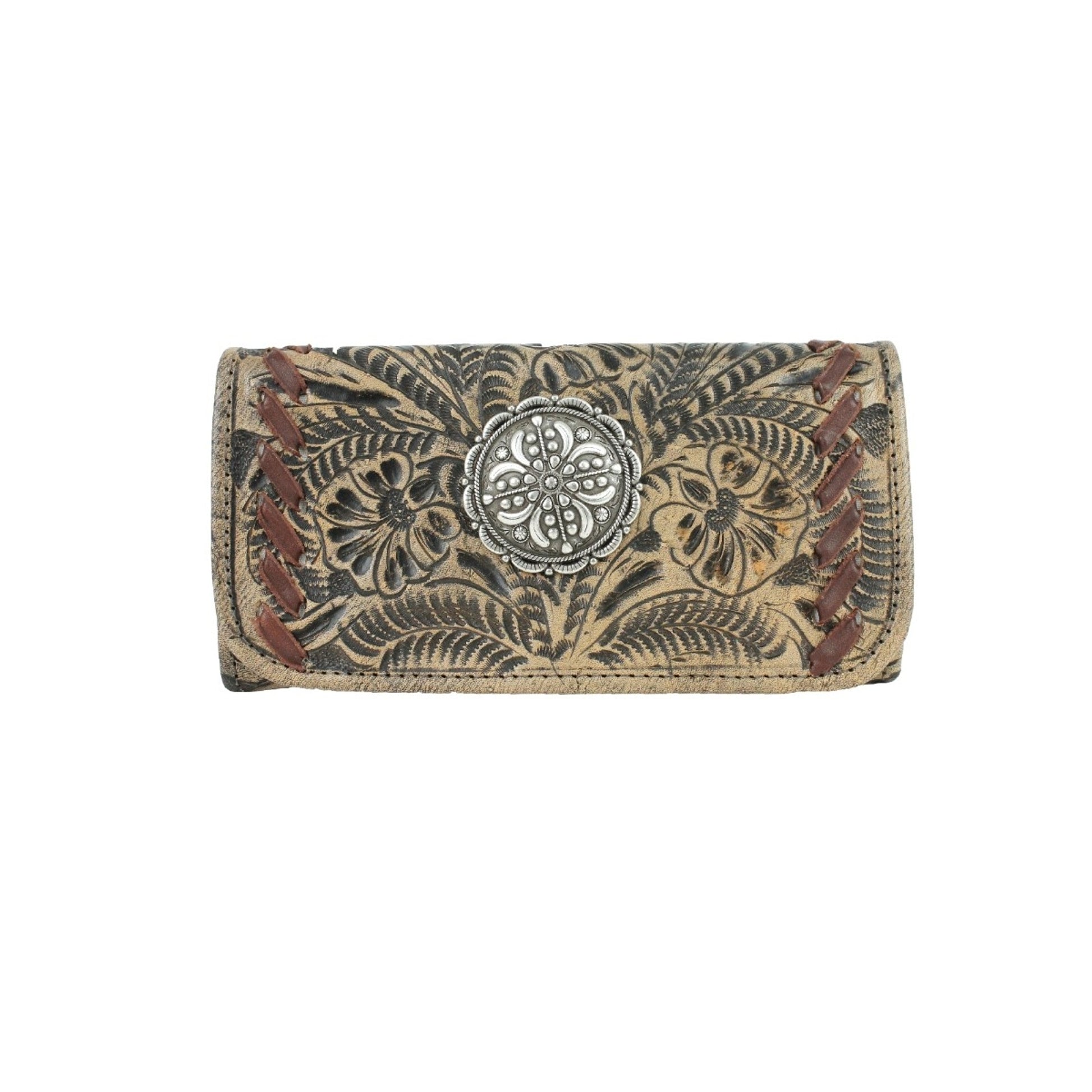 American West Lariats and Lace Tri-Fold Wallet