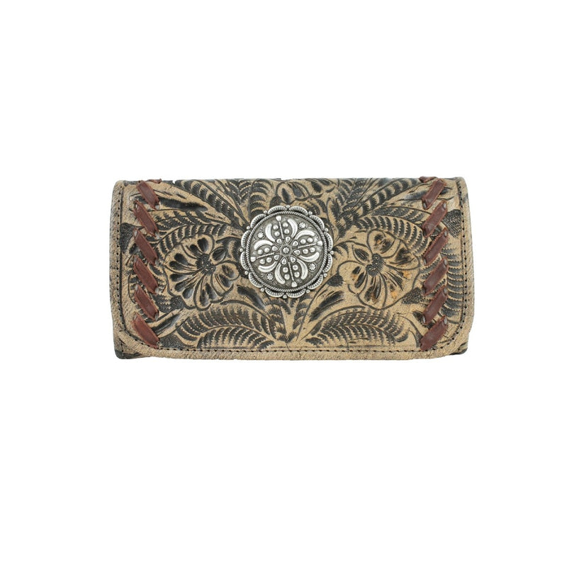 American West Lariats and Lace Tri-Fold Wallet