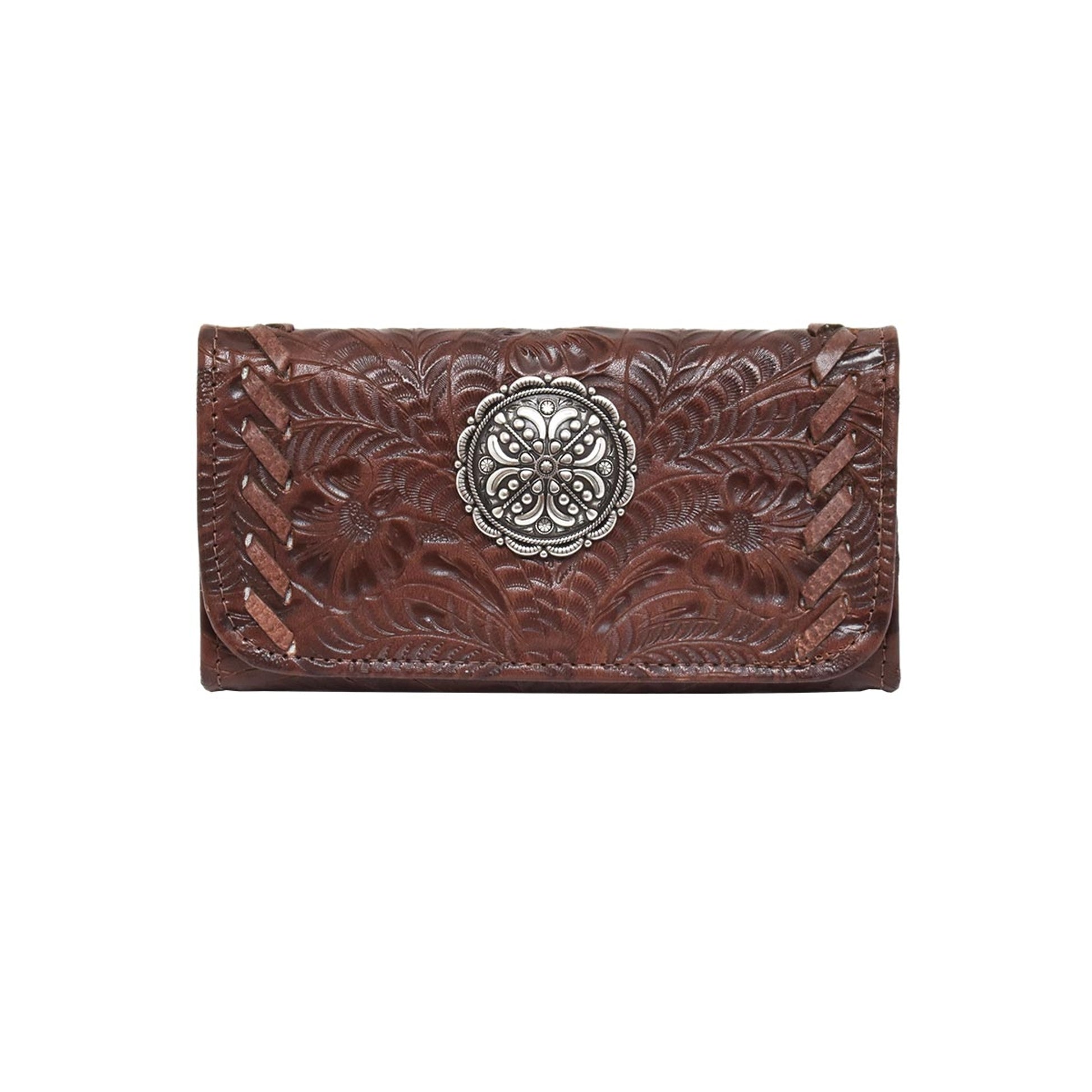 American West Lariats and Lace Tri-Fold Wallet