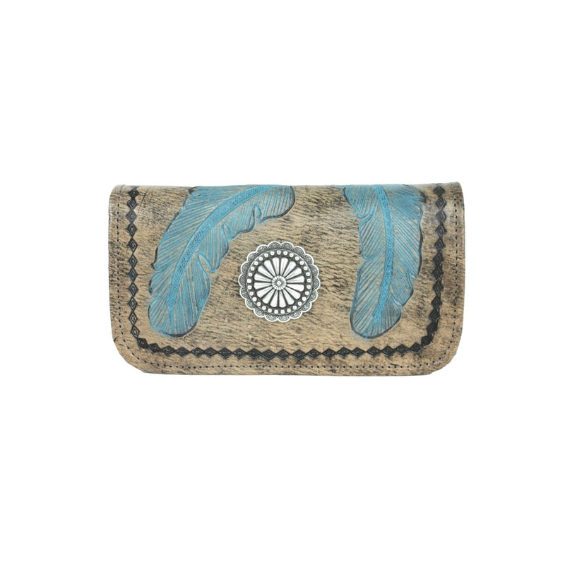 American West Sacred Bird Tri-Fold Wallet