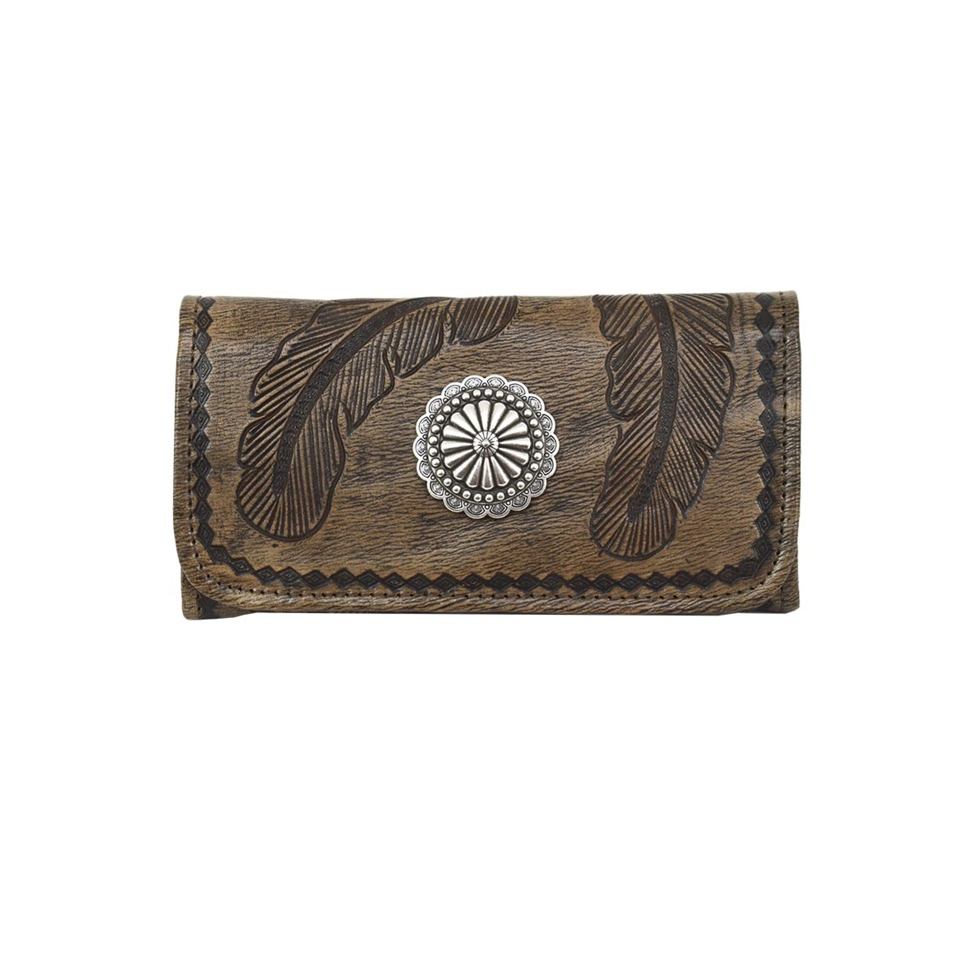 American West Sacred Bird Tri-Fold Wallet