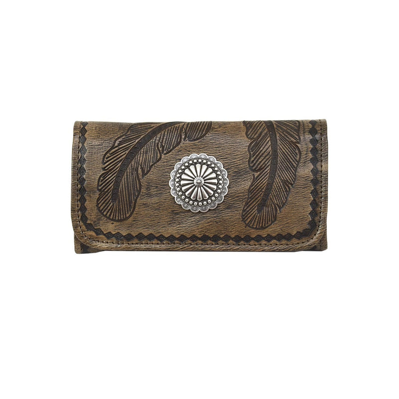 American West Sacred Bird Tri-Fold Wallet