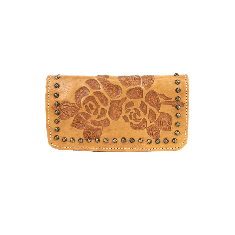 American West Texas Rose Tri-Fold Wallet