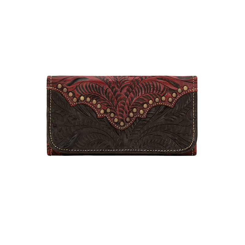 American West Ladies Annie's Secret Tri-Fold Wallet