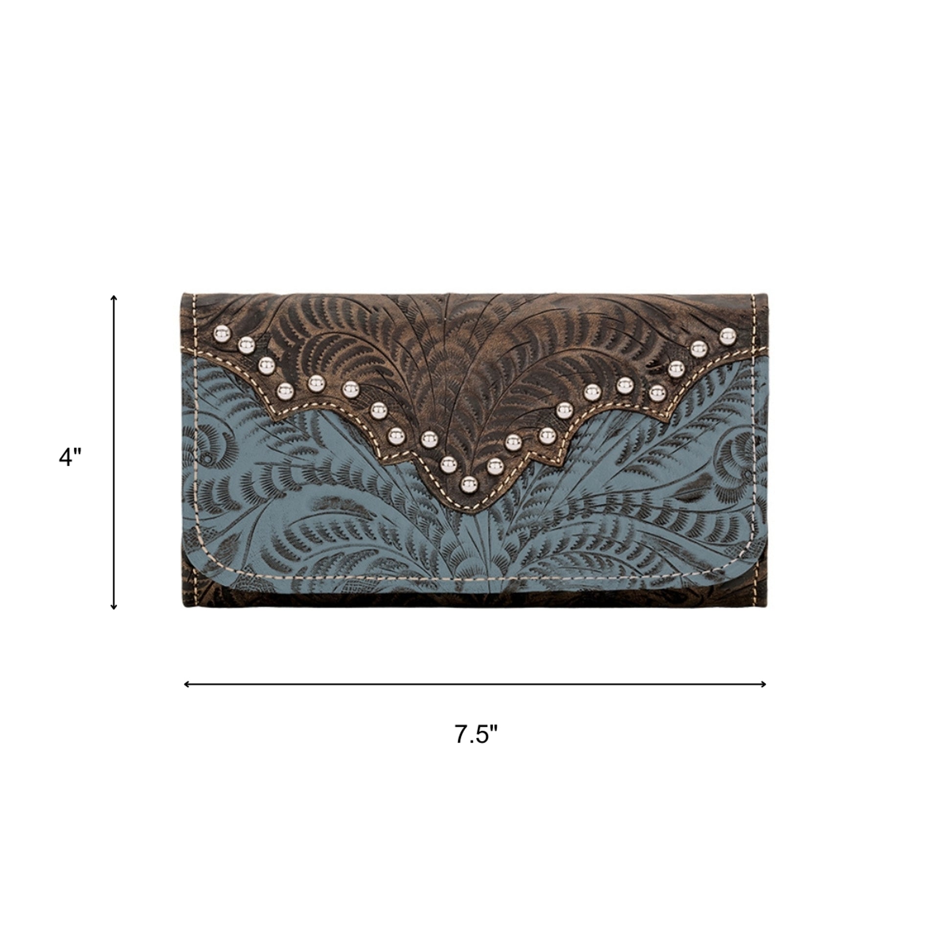 American West Ladies Annie's Secret Tri-Fold Wallet
