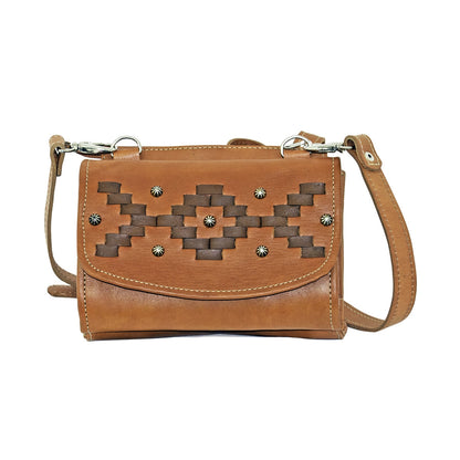 American West Tribal Weave Crossbody Bag/Wallet