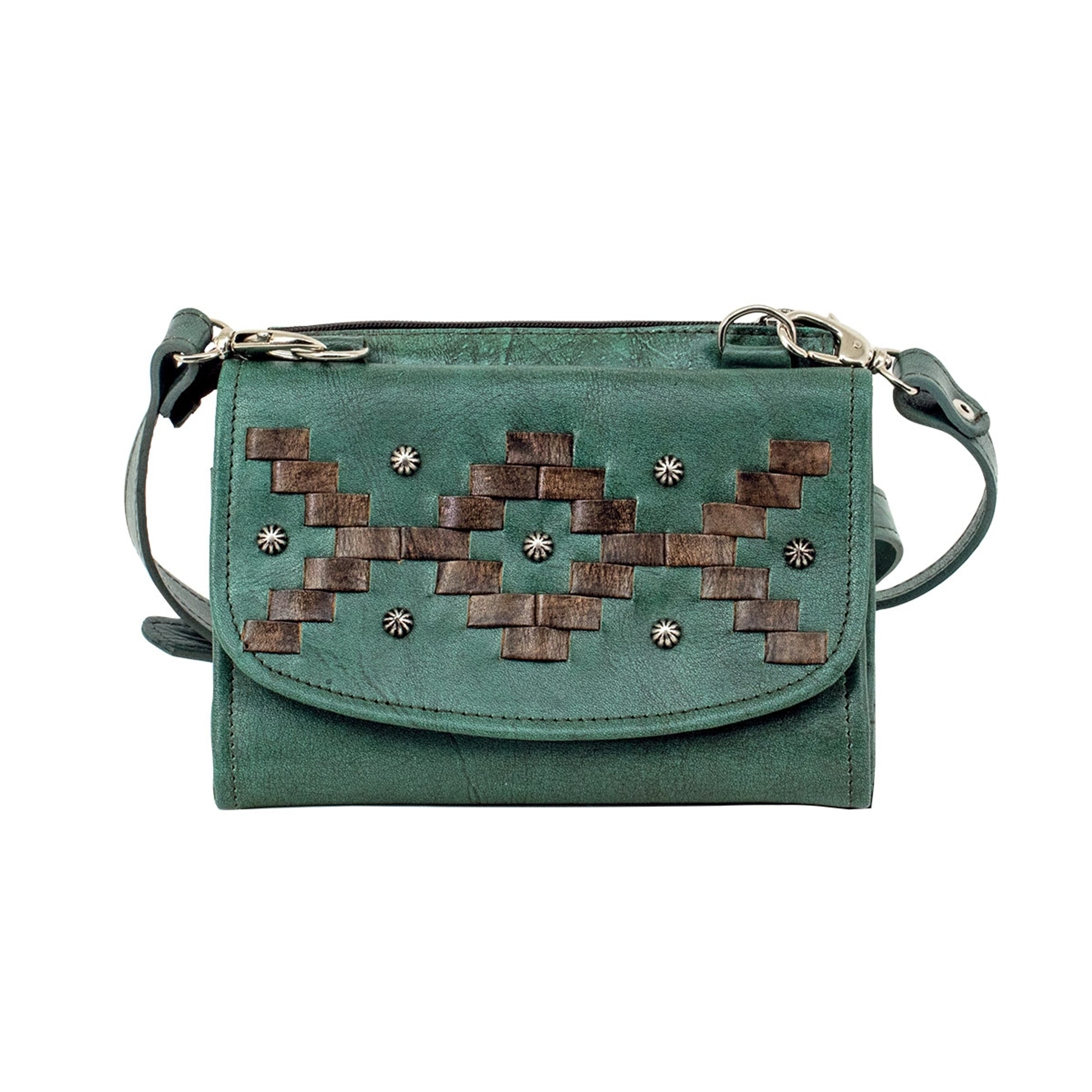 American West Tribal Weave Crossbody Bag/Wallet