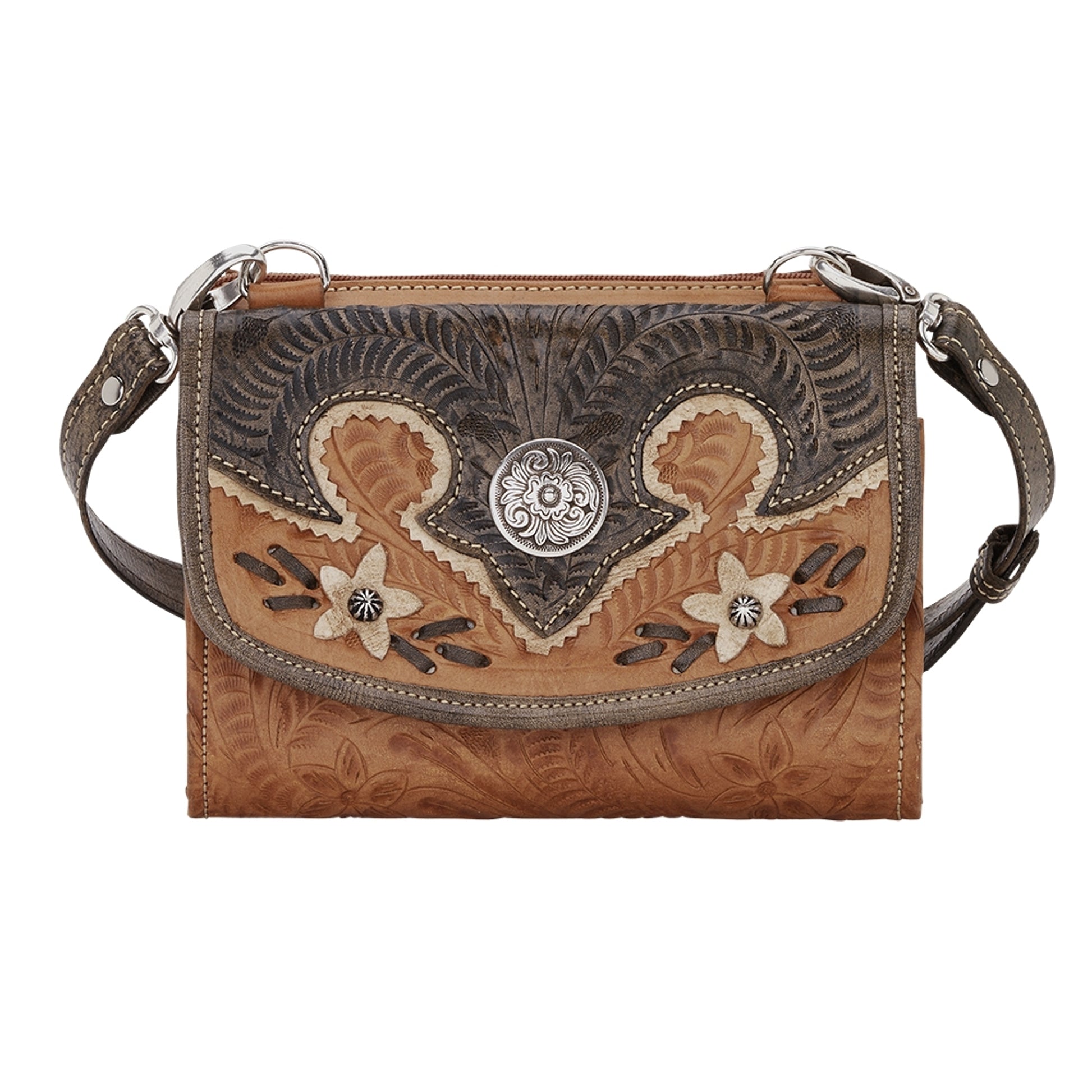 American West Desert Wildflower Small Crossbody Bag/Wallet