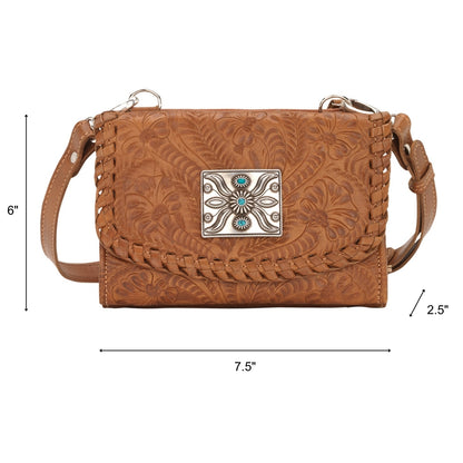 American West Texas Two Step Small Crossbody Bag/Wallet