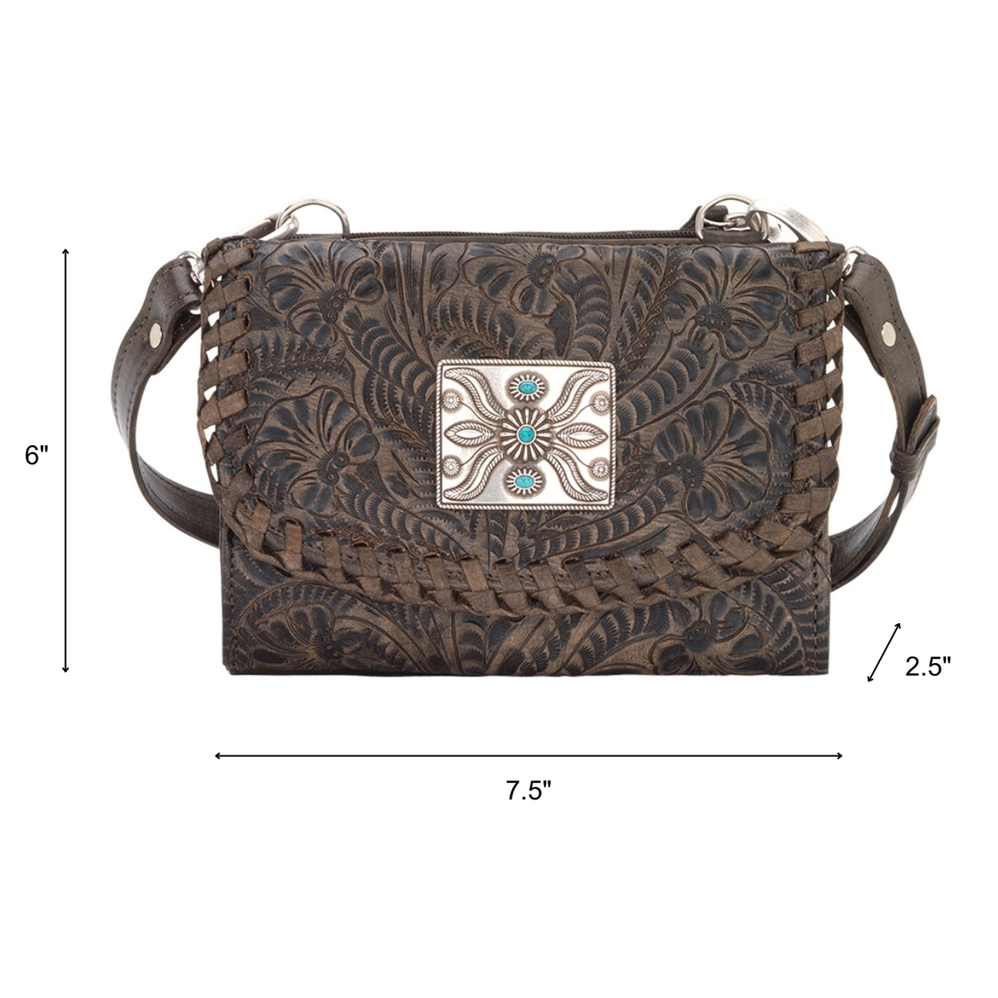American West Texas Two Step Small Crossbody Bag/Wallet