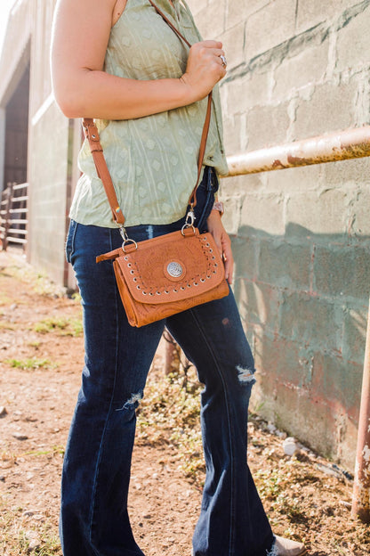 American West Harvest Moon Small Crossbody Bag/Wallet
