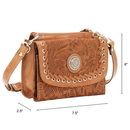 American West Harvest Moon Small Crossbody Bag/Wallet