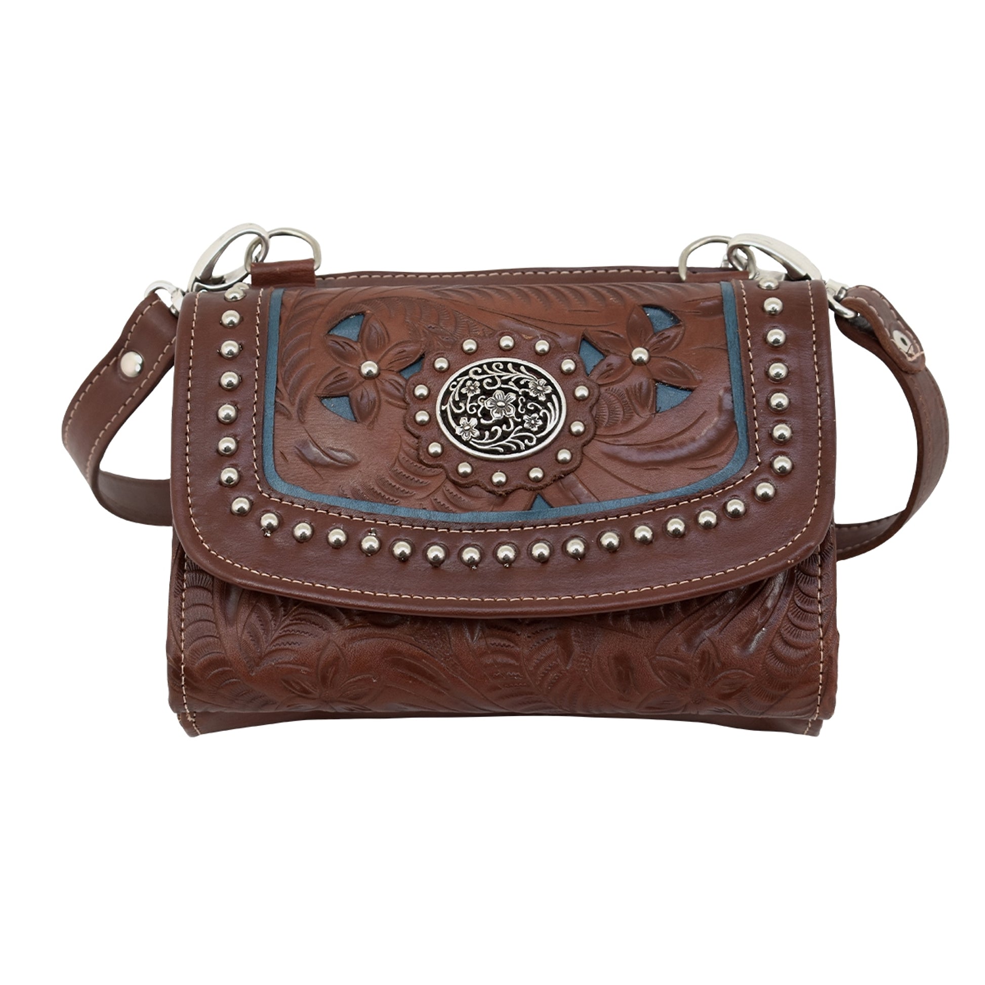 American West Lady Lace Small Crossbody Bag/Wallet
