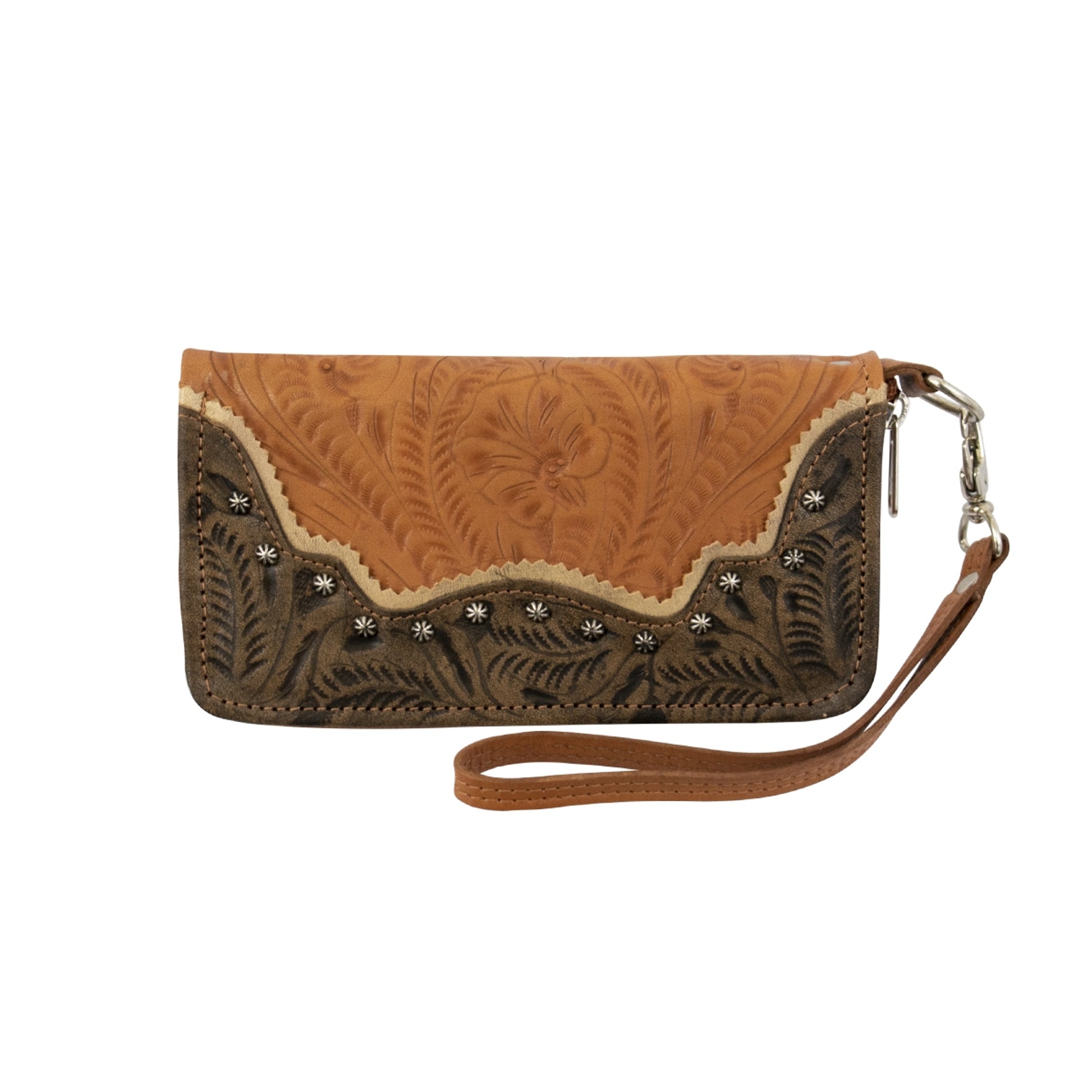 American West Saddle Ridge Ladies Zip Around Wallet
