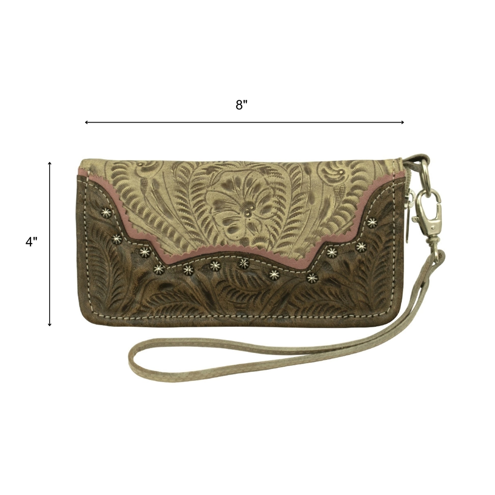 American West Saddle Ridge Ladies Zip Around Wallet