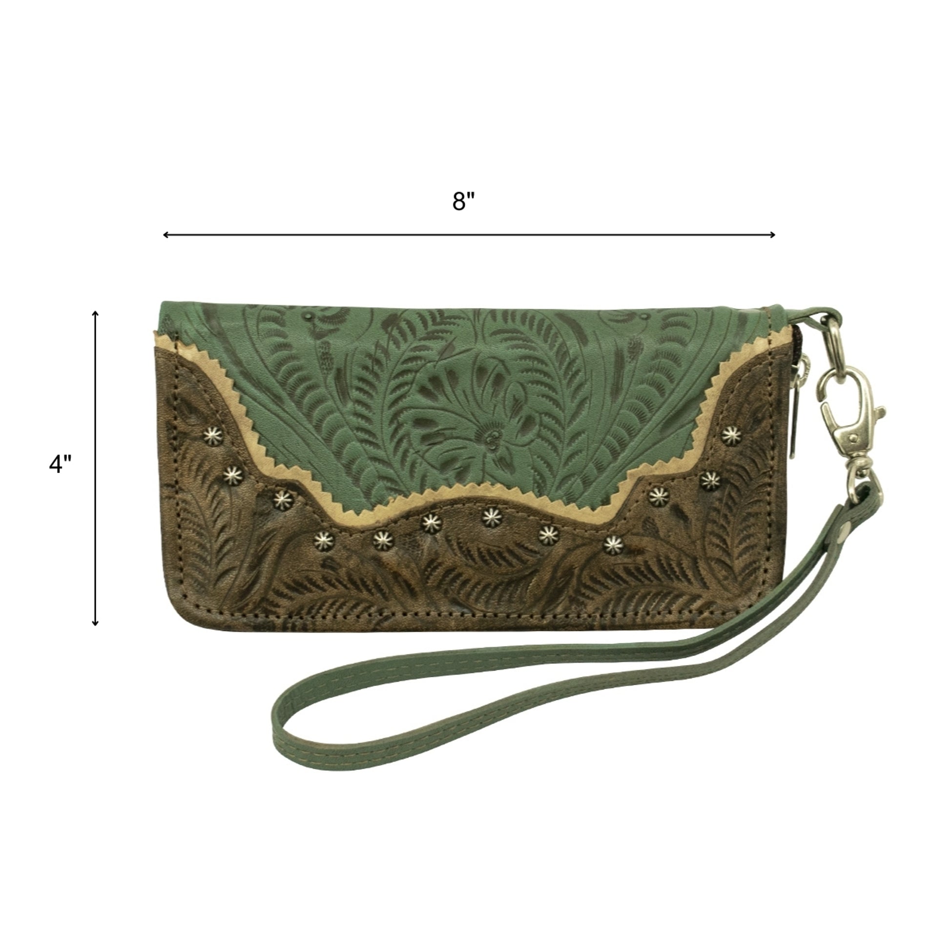 American West Saddle Ridge Ladies Zip Around Wallet