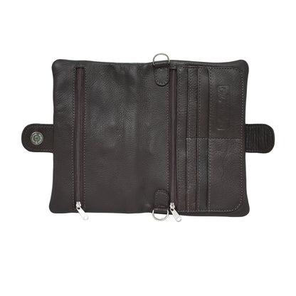 American West Grab and Go Crossbody Foldover Wallet/Crossbody