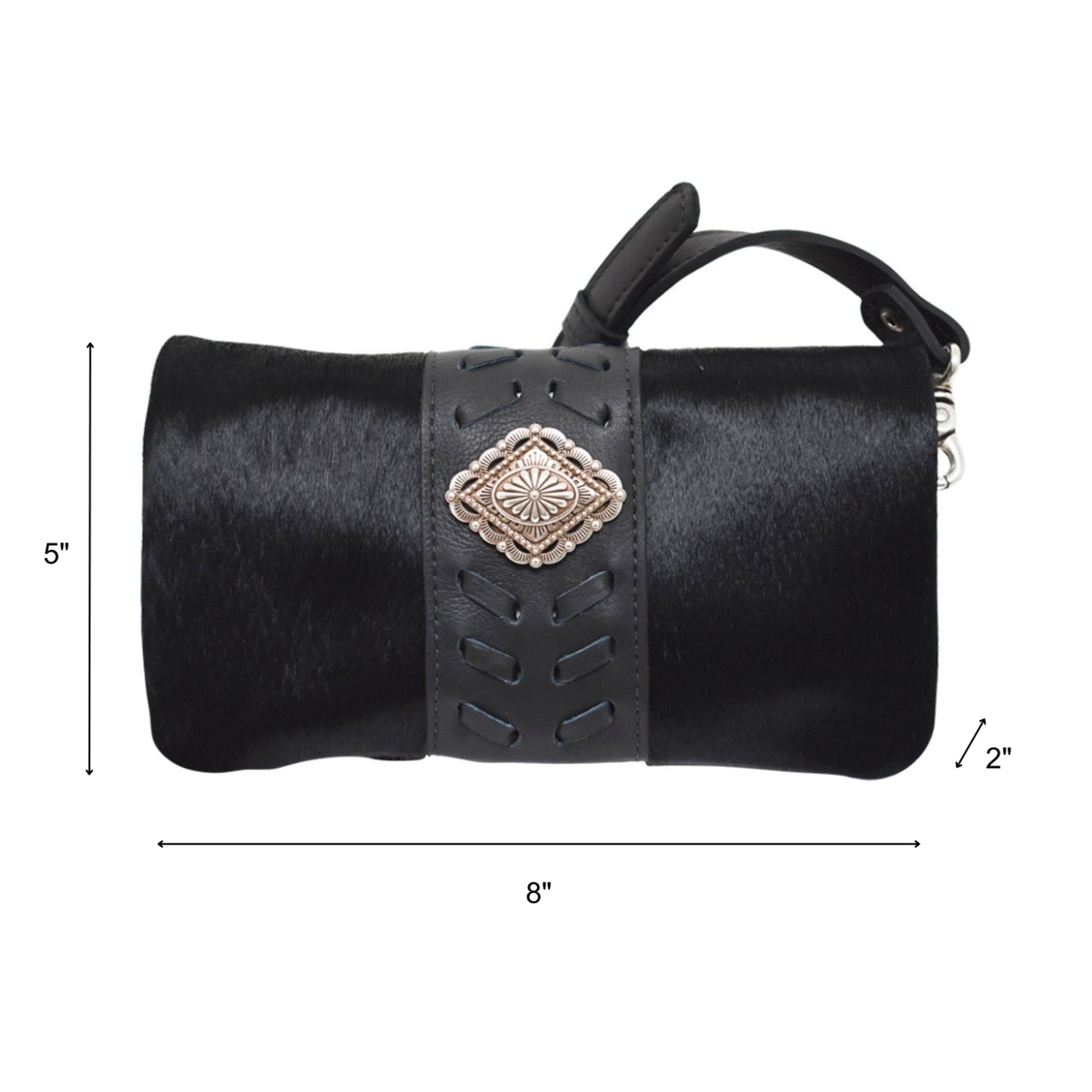 American West Grab and Go Crossbody Foldover Wallet/Crossbody
