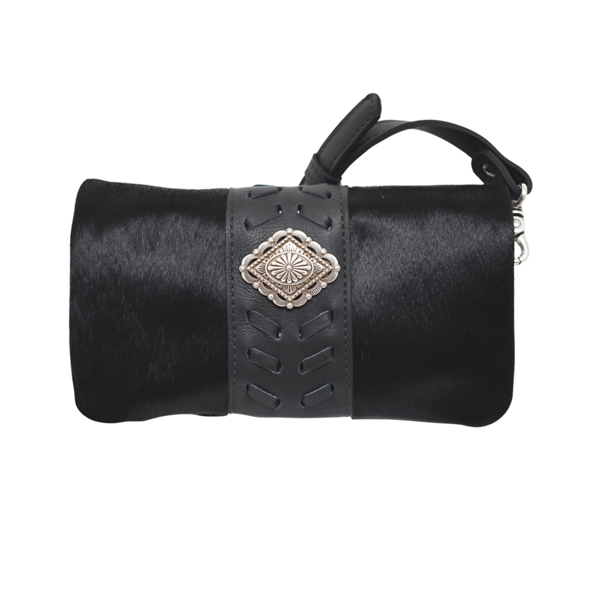 American West Grab and Go Crossbody Foldover Wallet/Crossbody