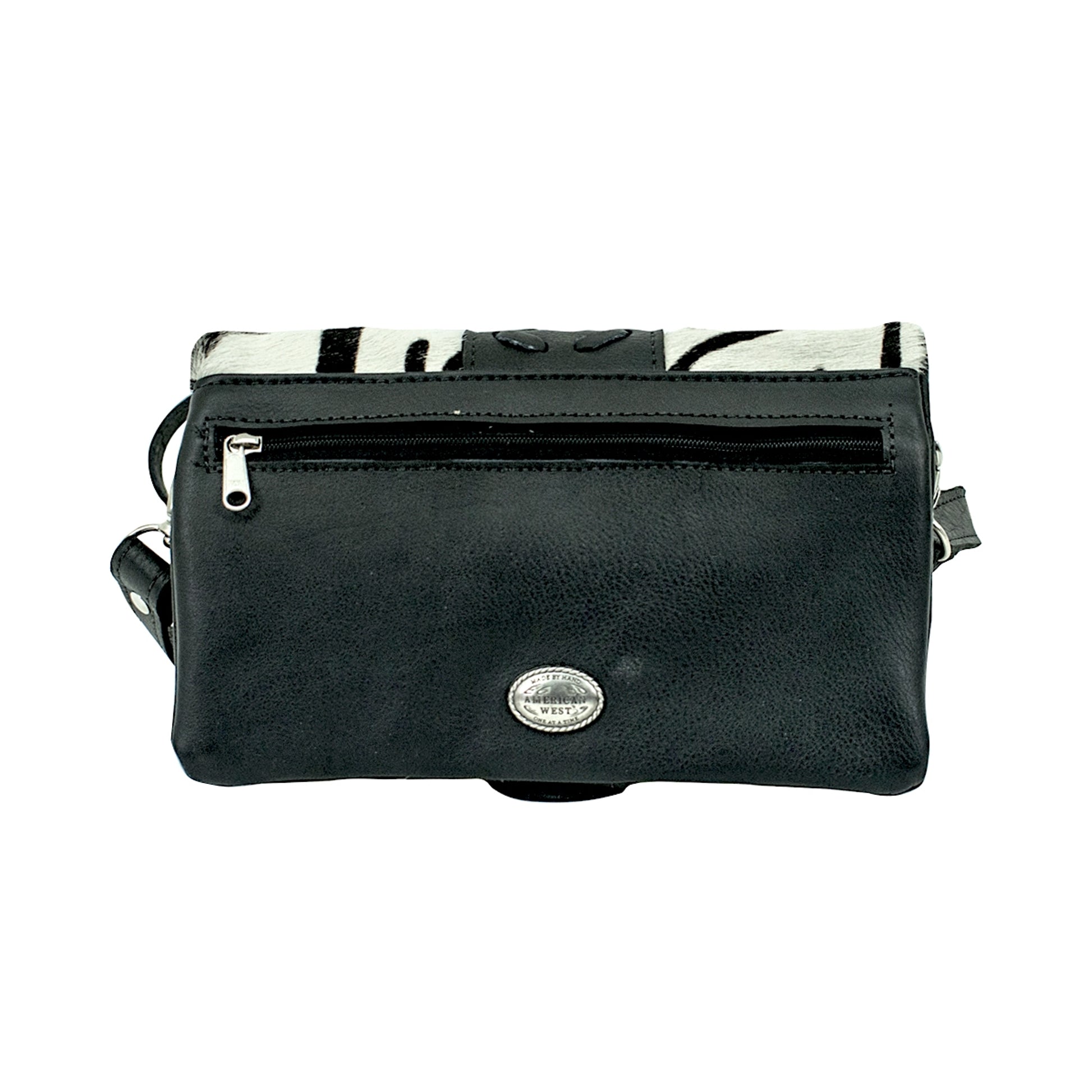 American West Grab and Go Crossbody Foldover Wallet/Crossbody