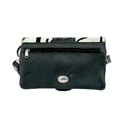 American West Grab and Go Crossbody Foldover Wallet/Crossbody
