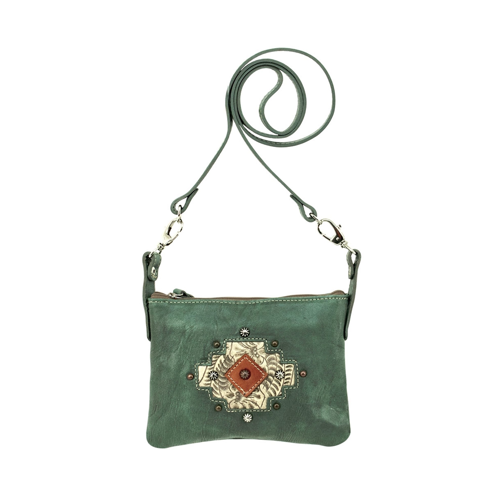 American West Navajo Soul Crossbody/Hip Bag with Detachable Strap