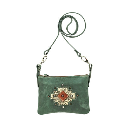 American West Navajo Soul Crossbody/Hip Bag with Detachable Strap