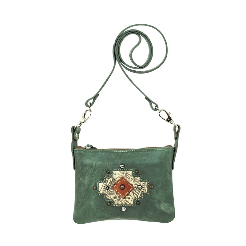 American West Navajo Soul Crossbody/Hip Bag with Detachable Strap