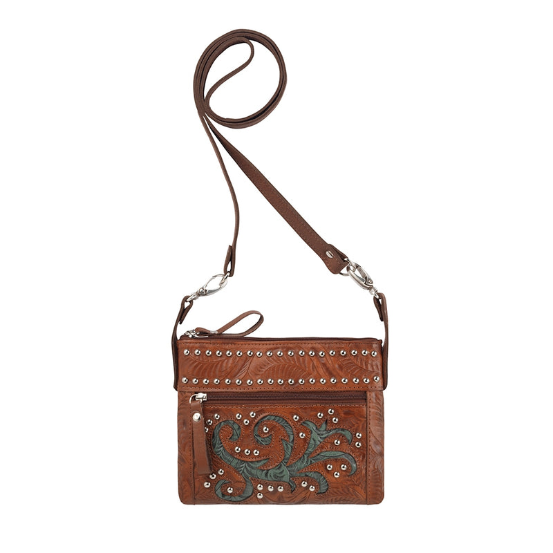 American West Trail Rider Crossbody/Hip Bag with Detachable Stap