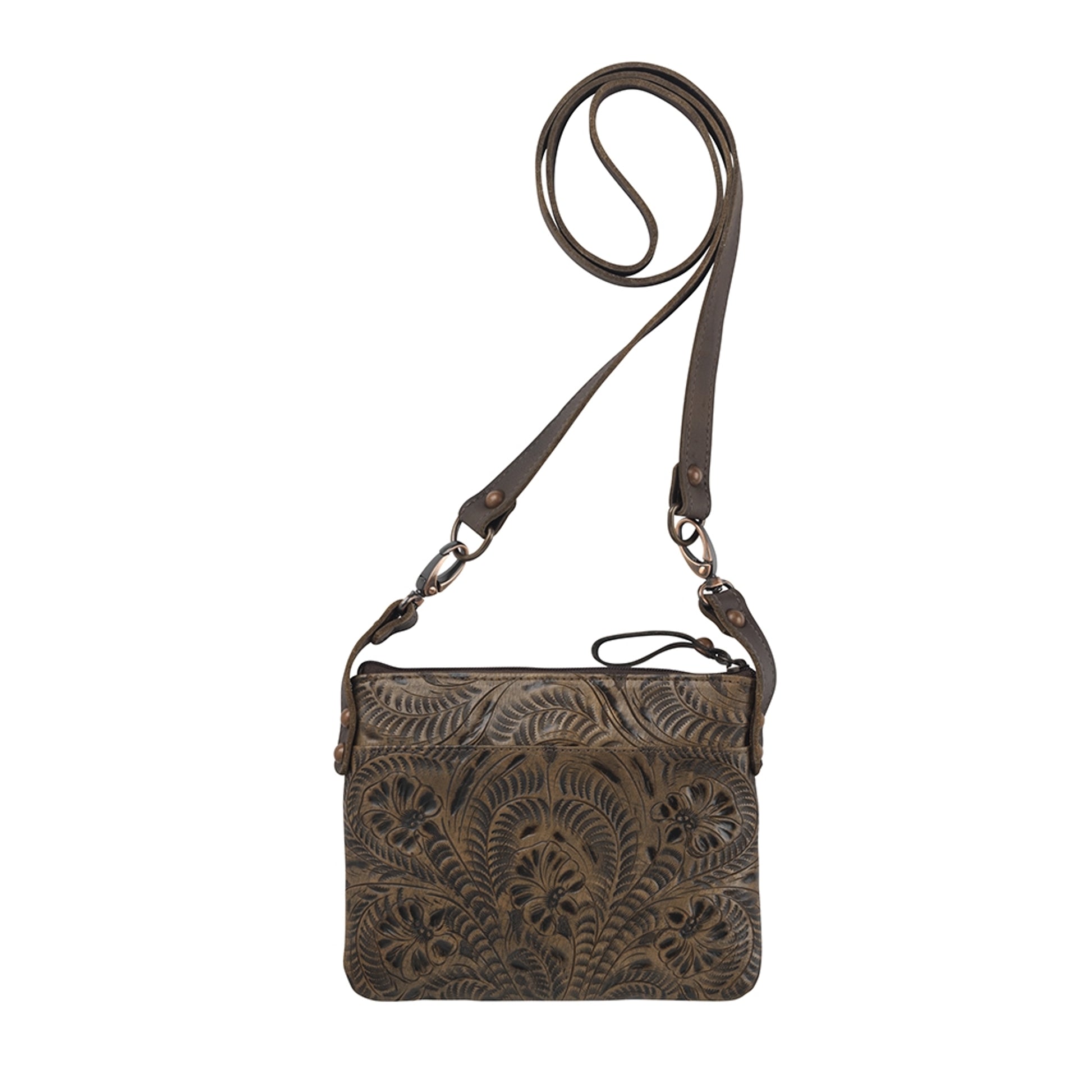 American West Trail Rider Crossbody/Hip Bag with Detachable Stap