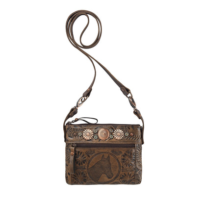 American West Trail Rider Crossbody/Hip Bag with Detachable Stap