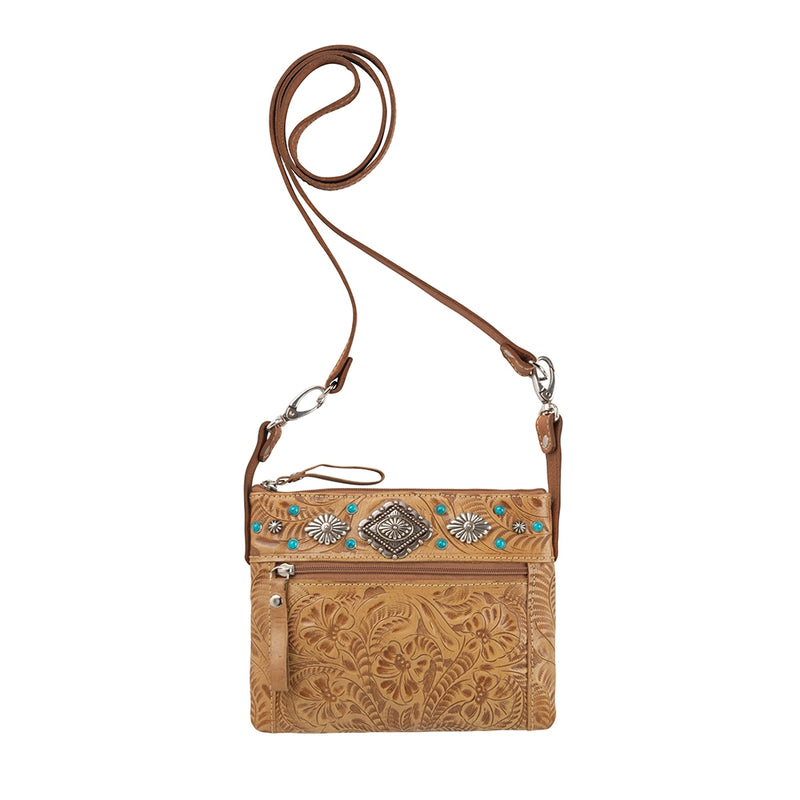 American West Trail Rider Crossbody/Hip Bag with Detachable Stap