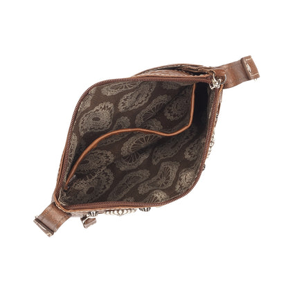 American West Trail Rider Crossbody/Hip Bag with Detachable Stap