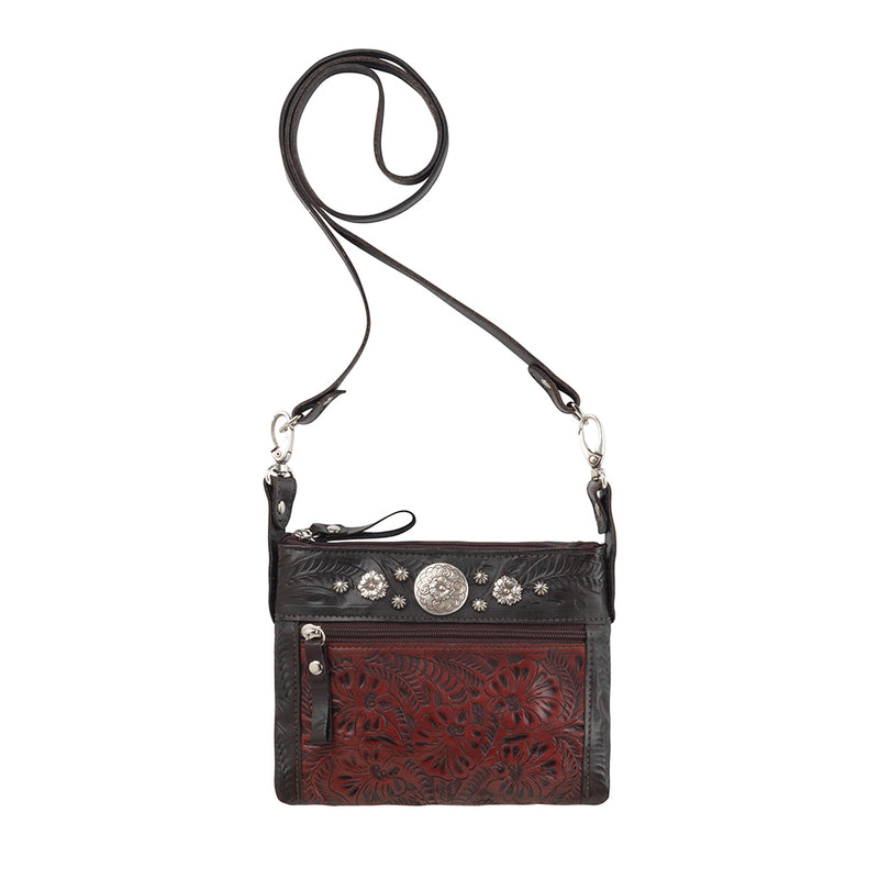 American West Trail Rider Crossbody/Hip Bag with Detachable Stap