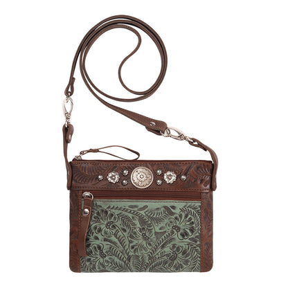 American West Trail Rider Crossbody/Hip Bag with Detachable Stap
